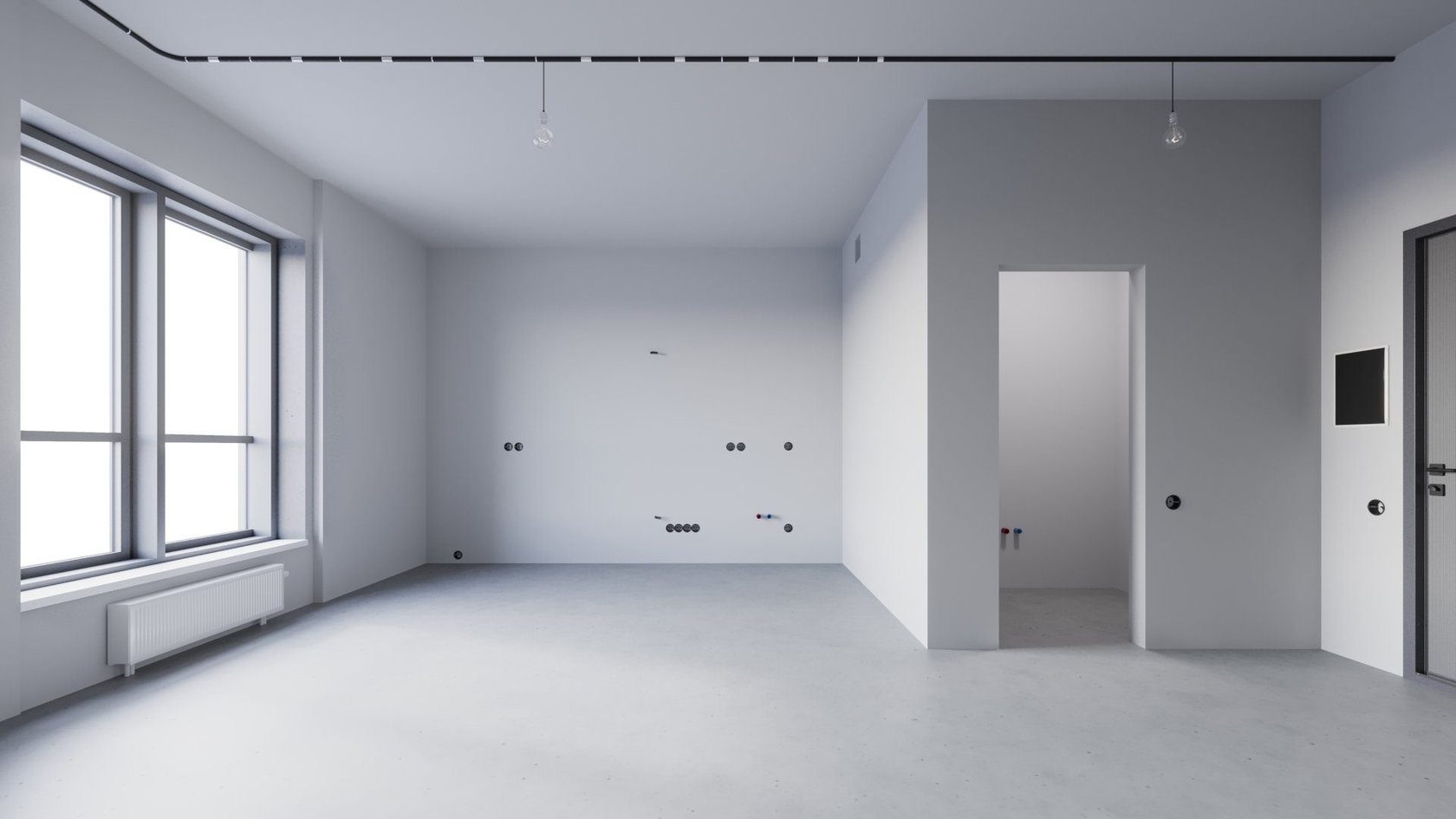 Вариант отделки White Box в ЖК «Светский лес»